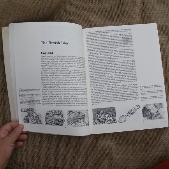 Folk Art Woodcarving 823 Detailed Patterns Book Bridgewater - Picture 15 of 16